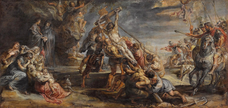 L'Érection de la Croix - Peter Paul Rubens