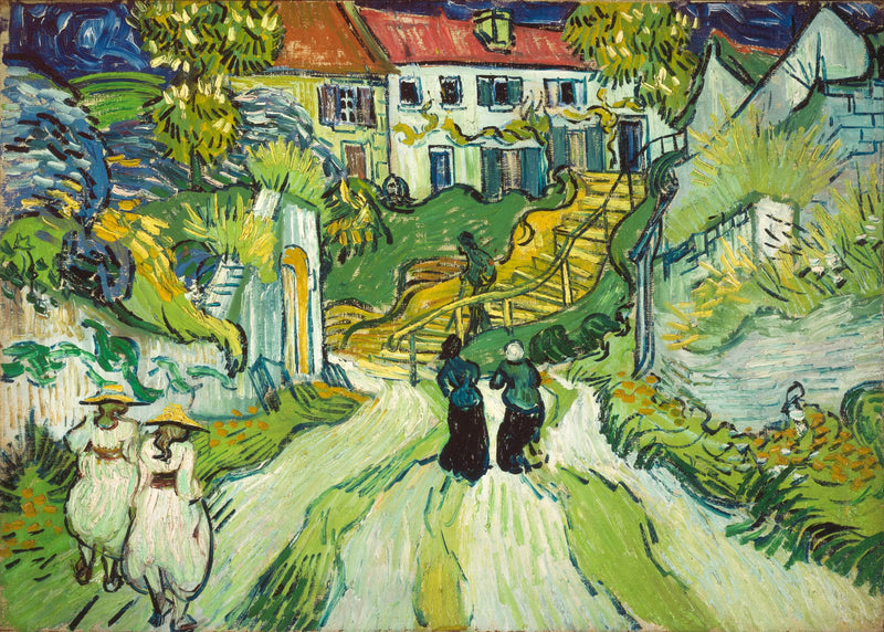 L'Escalier d'Auvers - Vincent van Gogh