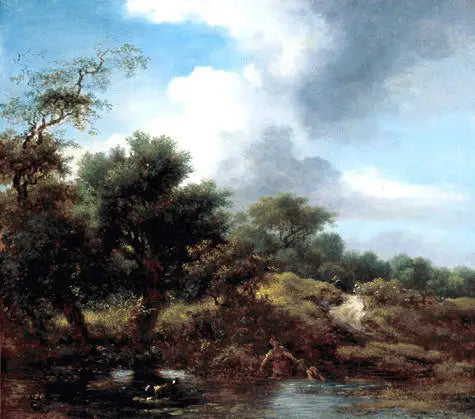 L’étang - Jean-Honoré Fragonard - Alpha Reproduction
