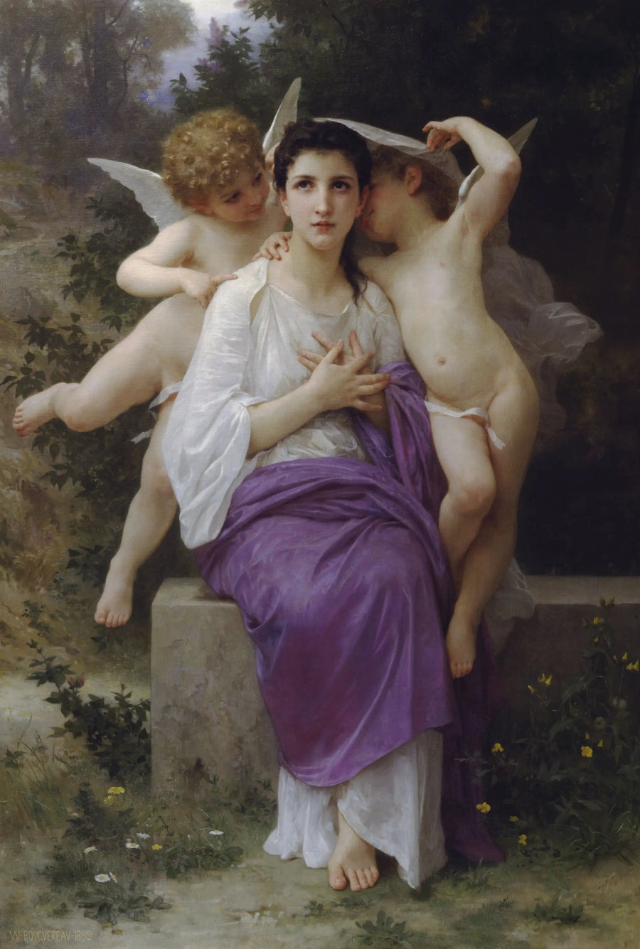 L'Éveil du cœur - Bouguereau