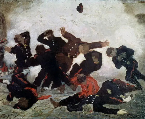 L'explosion - Édouard Manet