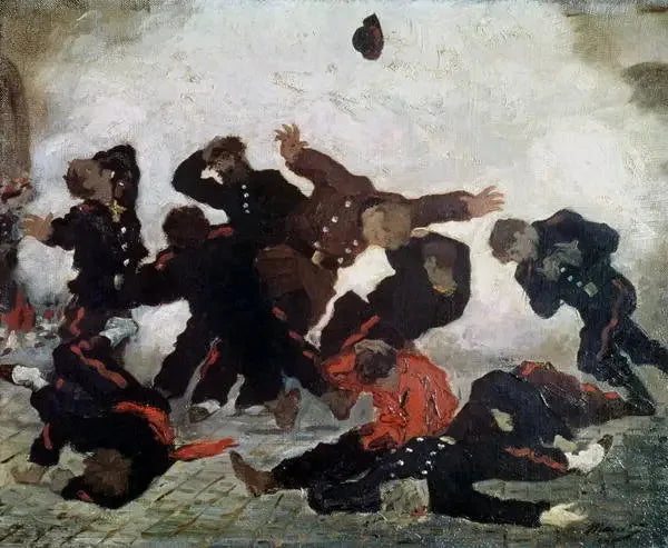 L'explosion - Édouard Manet