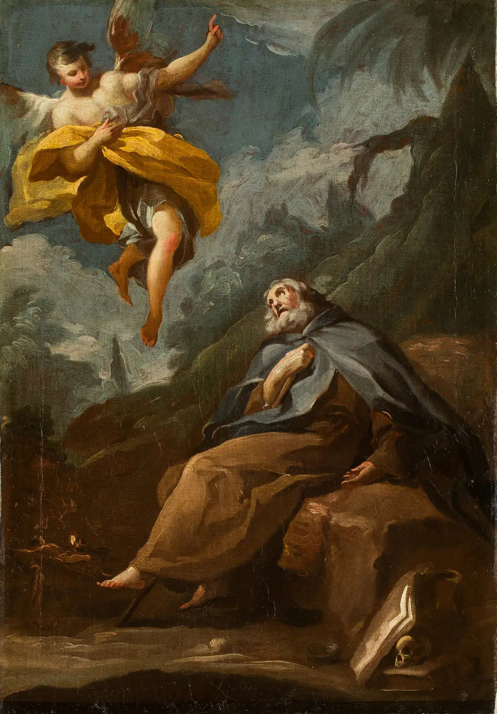 Reproduction du tableau « L'extase de saint Antoine abbé - Francisco de Goya » par Alpha Reproduction en peinture à l’huile