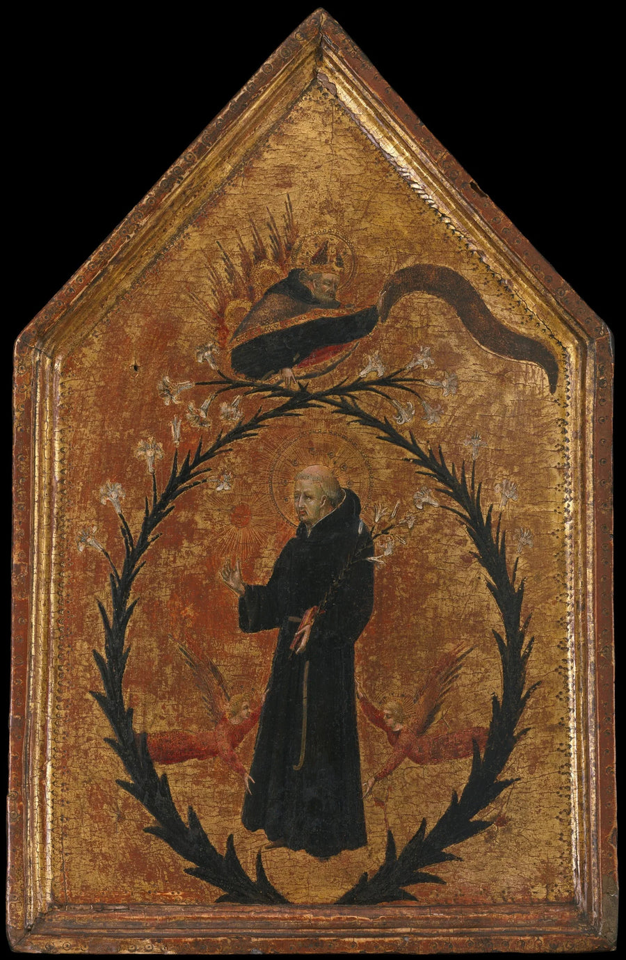L'exultation de saint Nicolas de Tolentino - Giovanni di Paolo