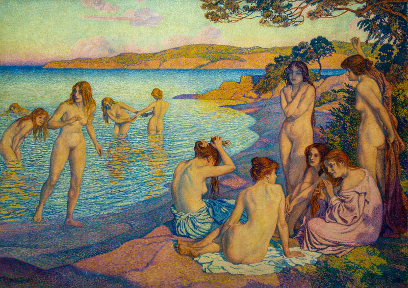 L'heure embrassée - Théo van Rysselberghe