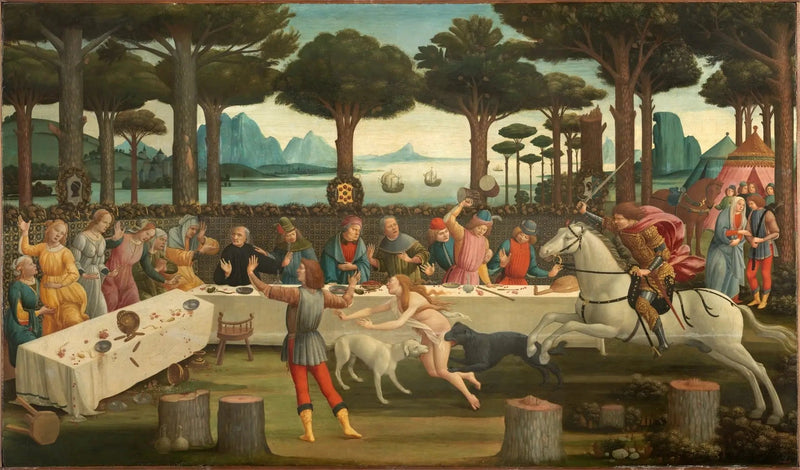 L'Histoire de Nastagio degli Onesti - Sandro Botticelli