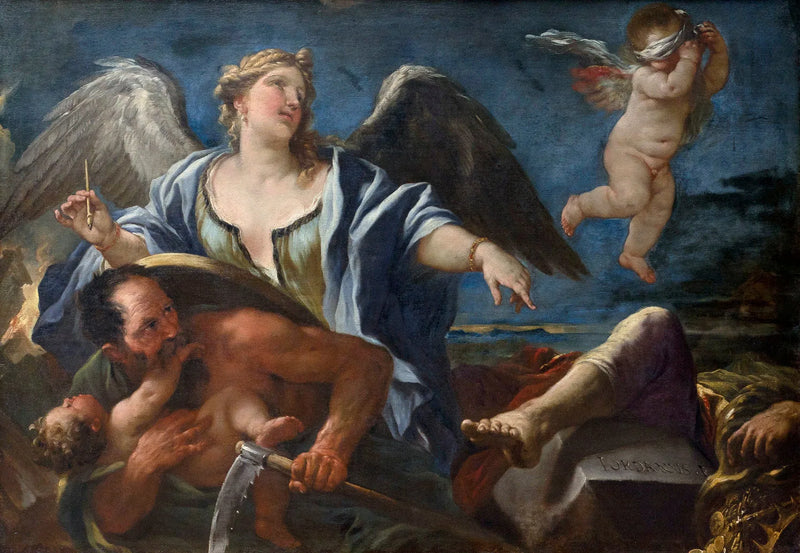 L'Histoire et le Temps - Luca Giordano