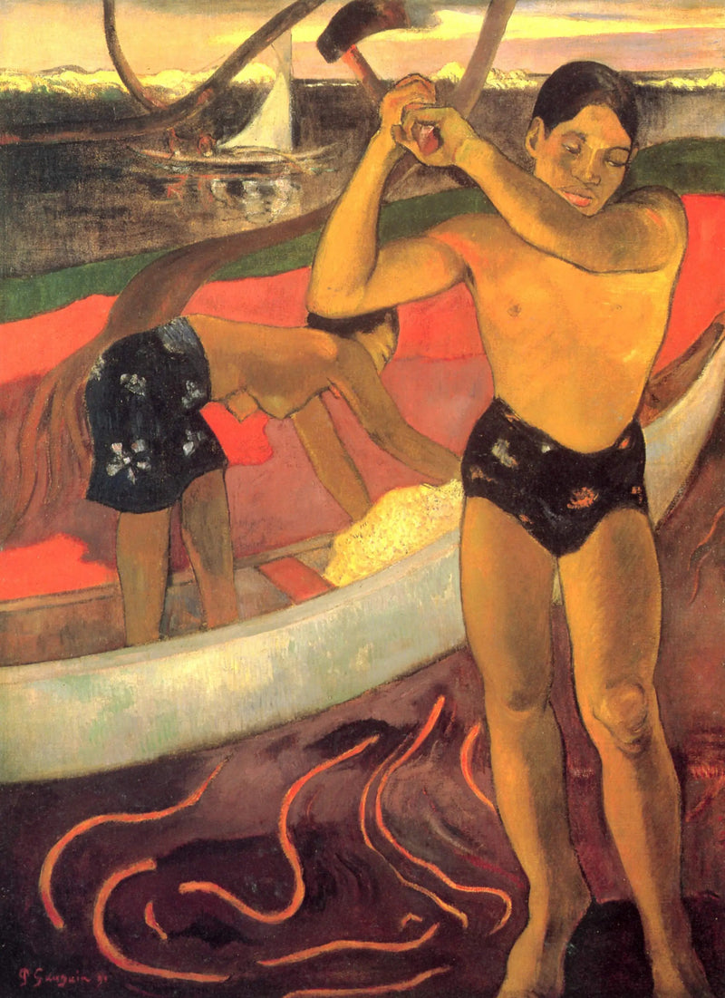 L'Homme à la hache - Paul Gauguin