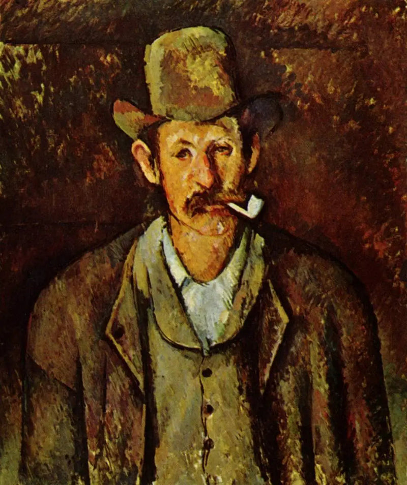 L'homme à la pipe - Paul Cézanne