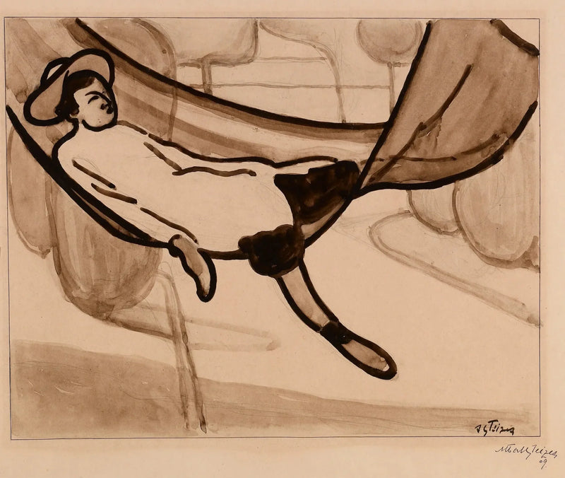 L'Homme au hamac - Albert Gleizes