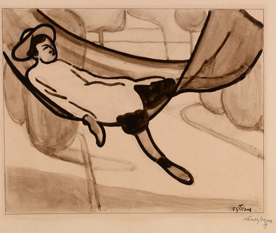 L'Homme au hamac - Albert Gleizes