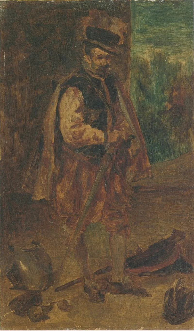 L'homme avec une canne - Édouard Manet