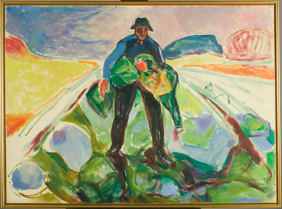 L'Homme dans le champ de choux - Edvard Munch