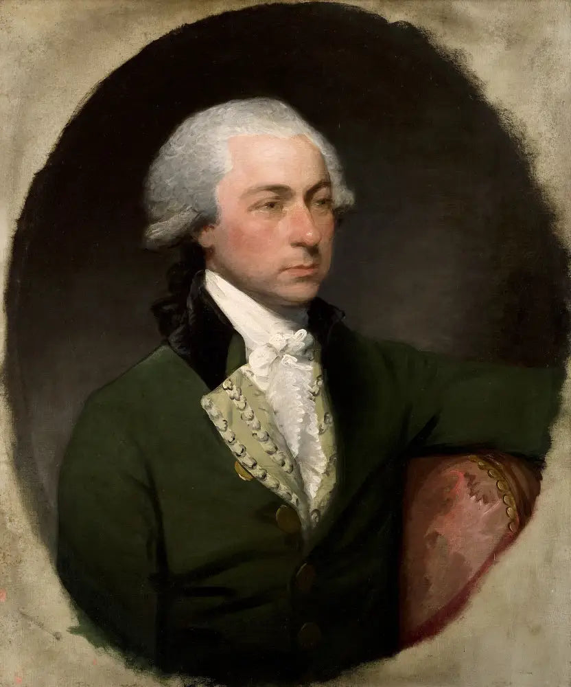 L'honorable Frederick Robinson (1746-1792) - Gilbert Stuart image 1 copie peinte à la main à l’huile