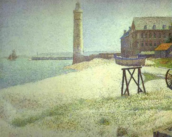 L'Hospice et le phare, Honfleur - Georges Seurat
