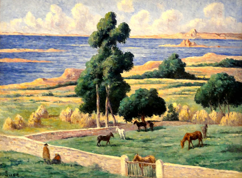 L'île à bois, Kermouster, Lézardrieux - Maximilien Luce
