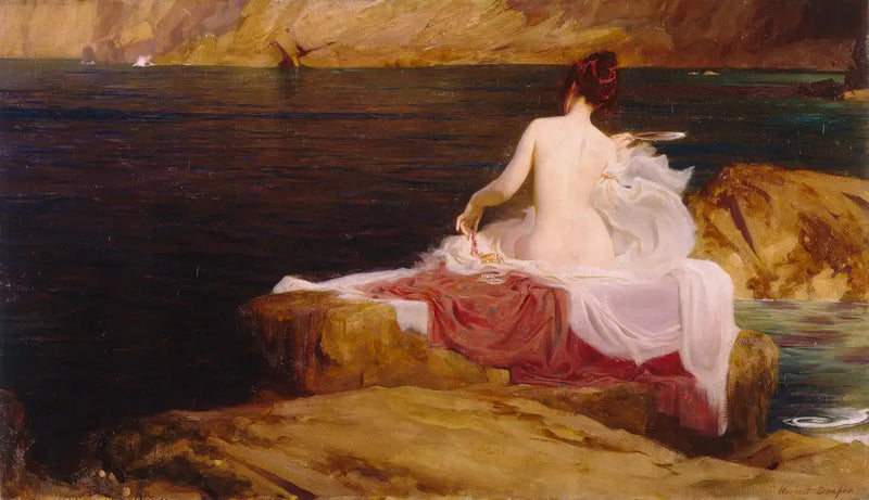 L'île de Calypso - Herbert Draper