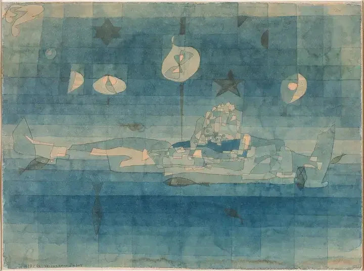 L’Île engloutie - Paul Klee