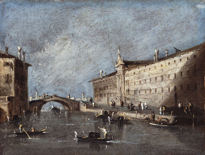 L'Île S. Cristoforo di Murano - Francesco Guardi