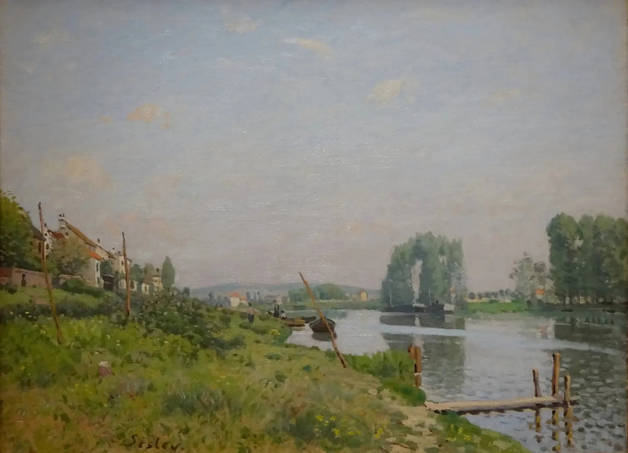L'Île Saint-Denis - Alfred Sisley