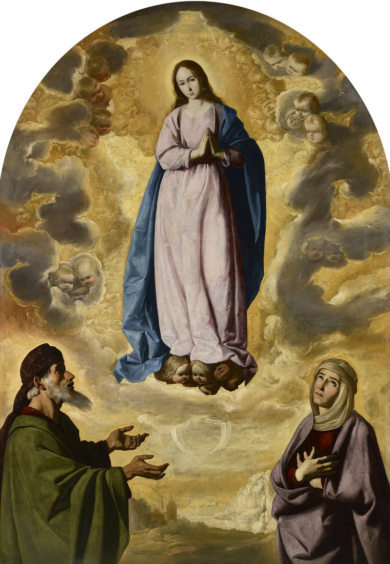 L'Immaculée Conception avec saint Joachim et sainte Anne - Francisco de Zurbarán