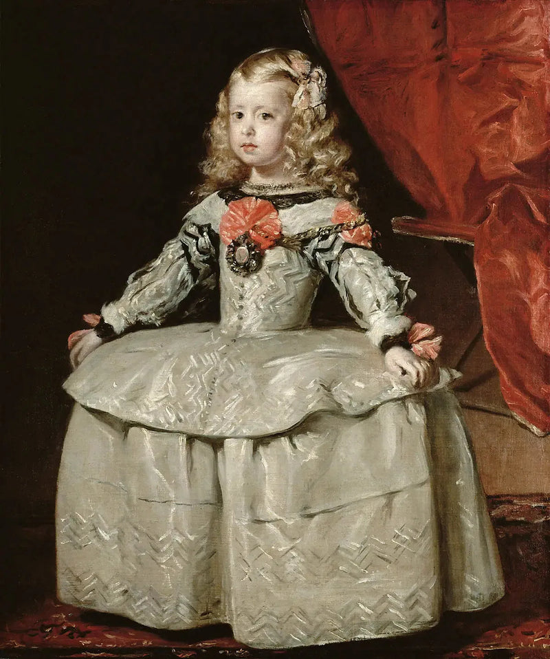 L'Infante Marguerite en robe blanche - Diego Velázquez