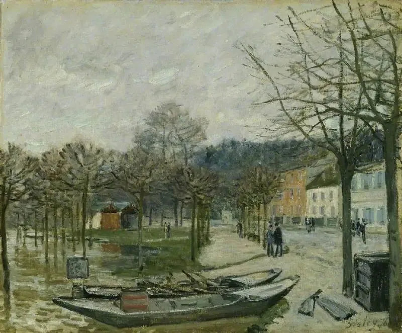 L'inondation à Port-Marly - Alfred Sisley
