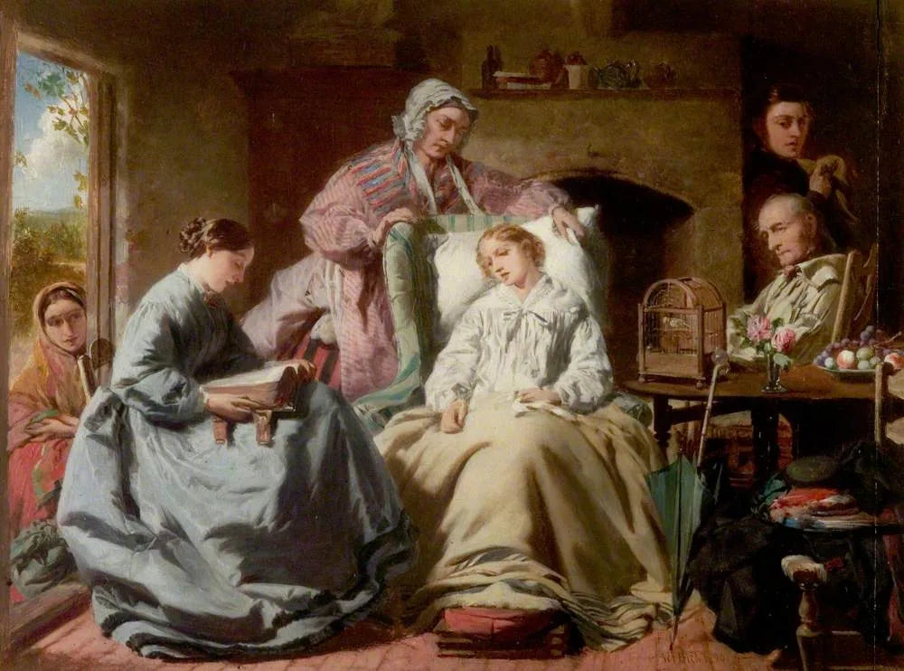 L'invalide - William Powell Frith image 1 copie peinte à la main à l’huile