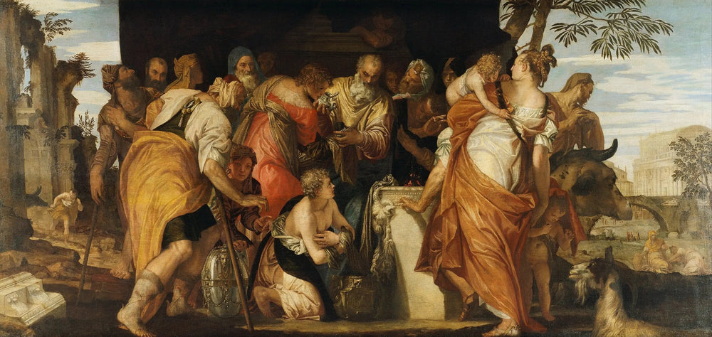 L'onction de David - Paul Véronèse image 1 copie de tableau peinte à la main