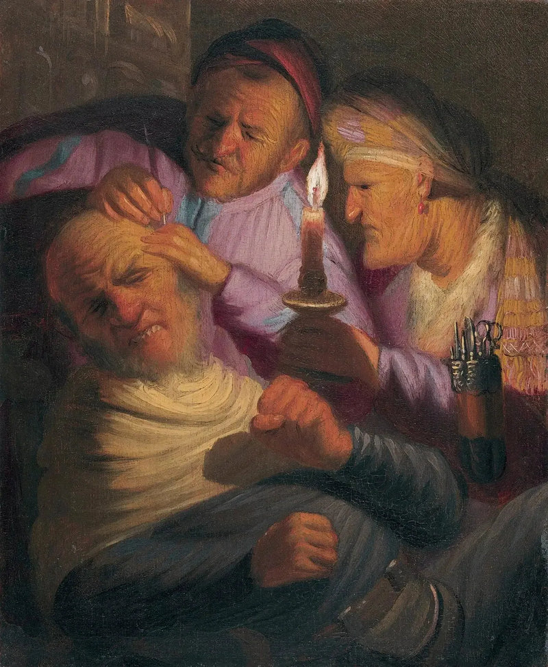 L'Opération (Allégorie du Toucher) - Rembrandt