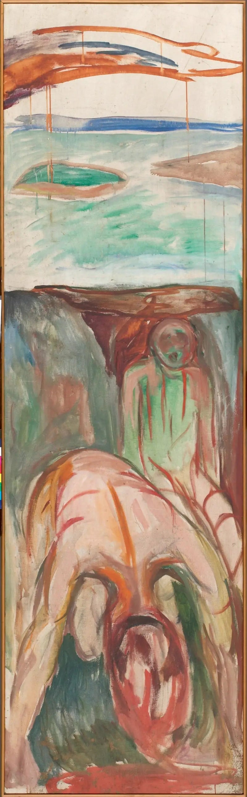 L'Orage : partie médiane droite - Edvard Munch