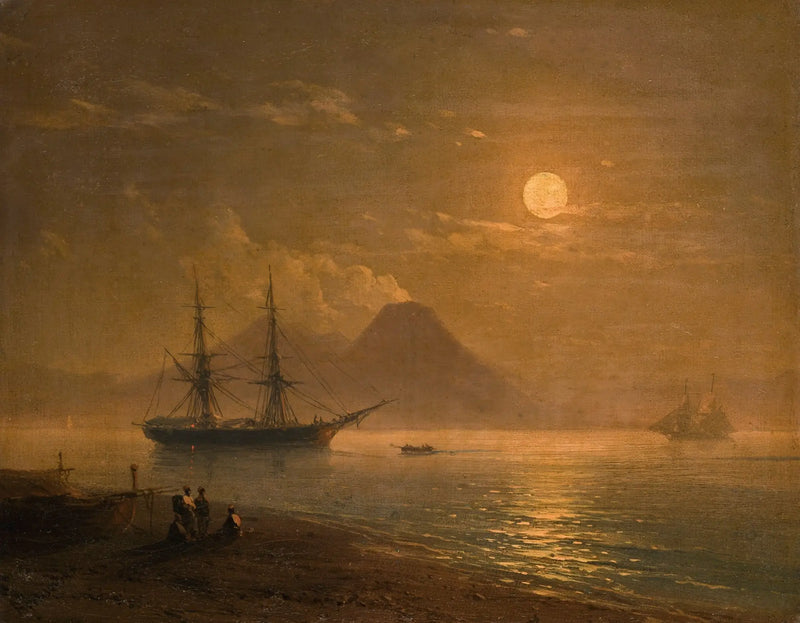 La baie de Naples. - Ivan Aïvazovski