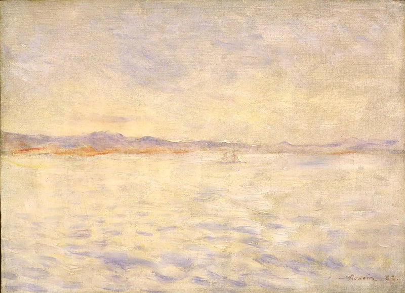 La baie de Naples - Pierre-Auguste Renoir