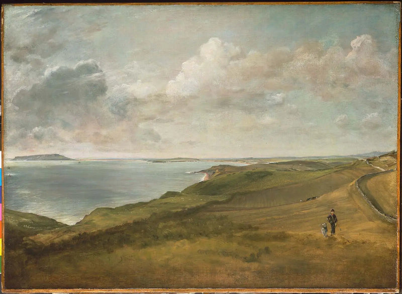 La baie de Weymouth depuis les Downs au-dessus d'Osmington Mills - John Constable