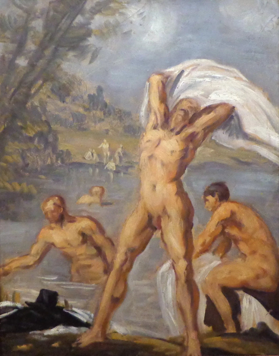 La Baignade - Émile Bernard