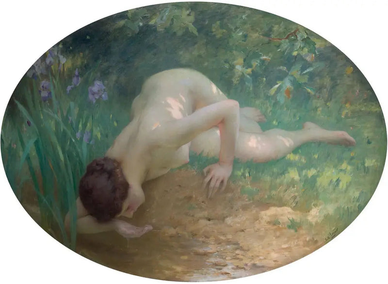 La baigneuse - Charles Amable Lenoir