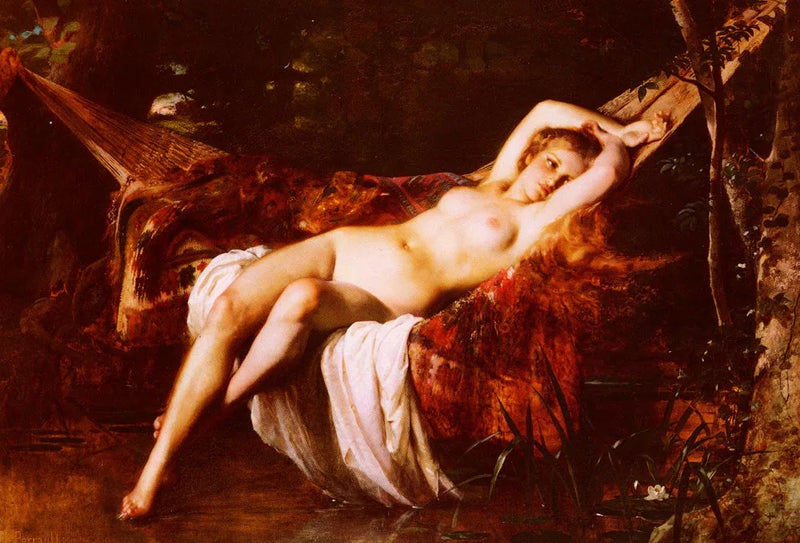 La baigneuse - Léon Perrault