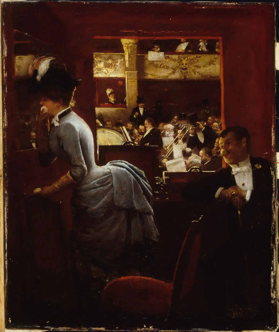 La Baignoire, au théâtre des Variétés - Jean Béraud