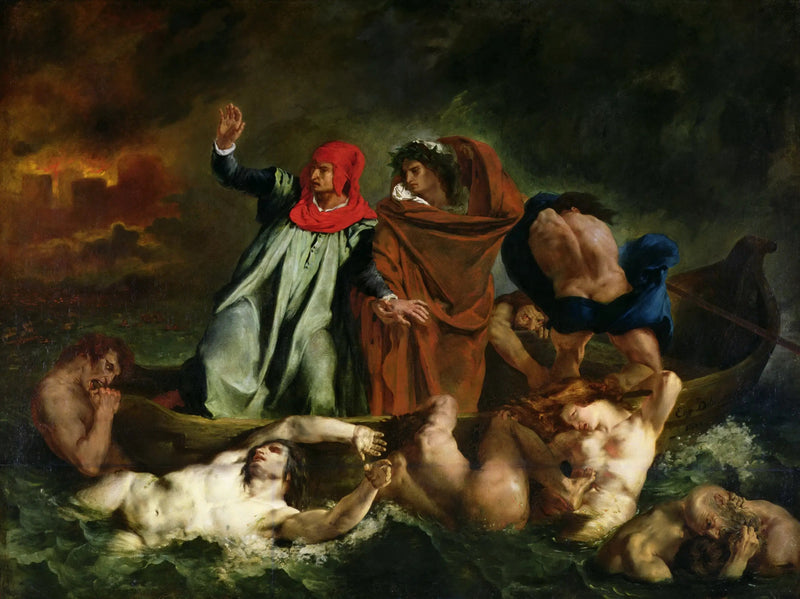 La Barque de Dante - Eugène Delacroix