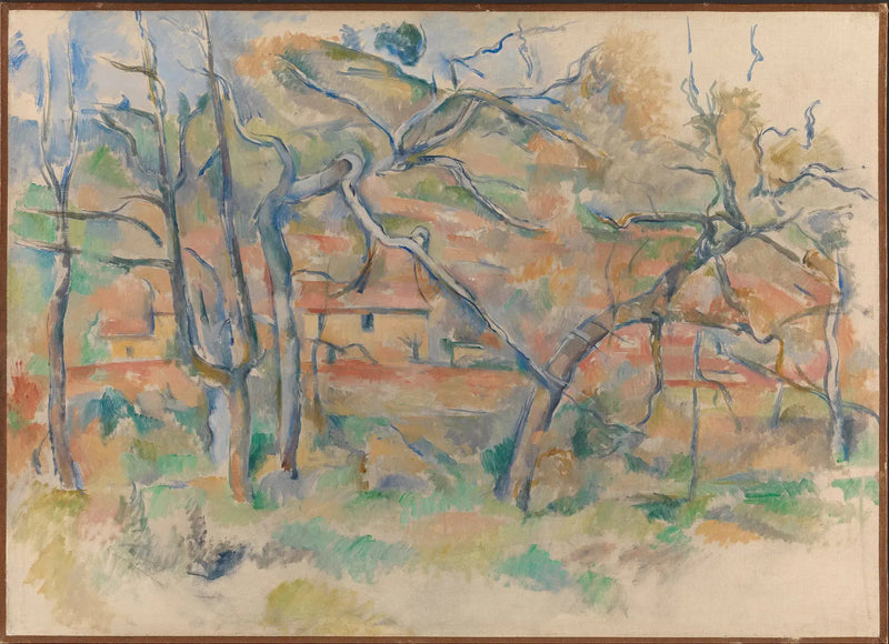 La Bastide La Durane dans la plaine de Valcros I - Paul Cézanne