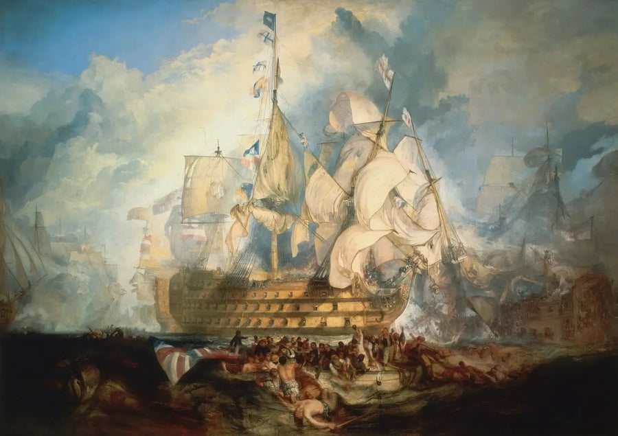 La Bataille de Trafalgar - J. M. W. Turner