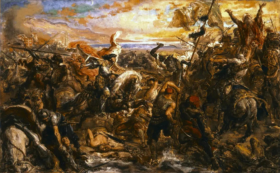 La bataille de Varna - Jan Matejko