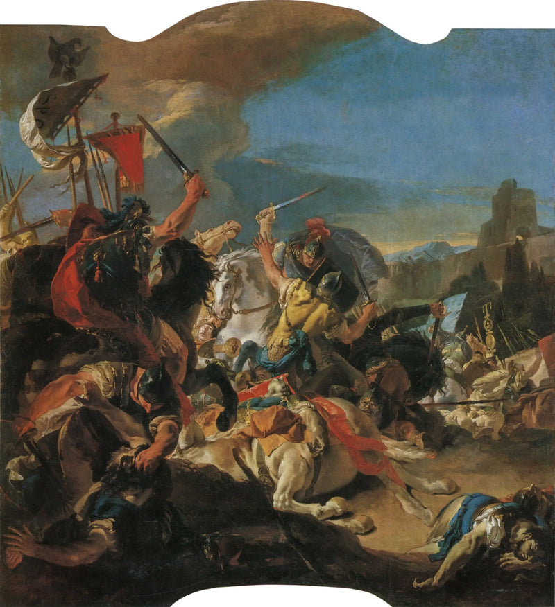 La bataille de Vercellae - Giovanni Battista Tiepolo
