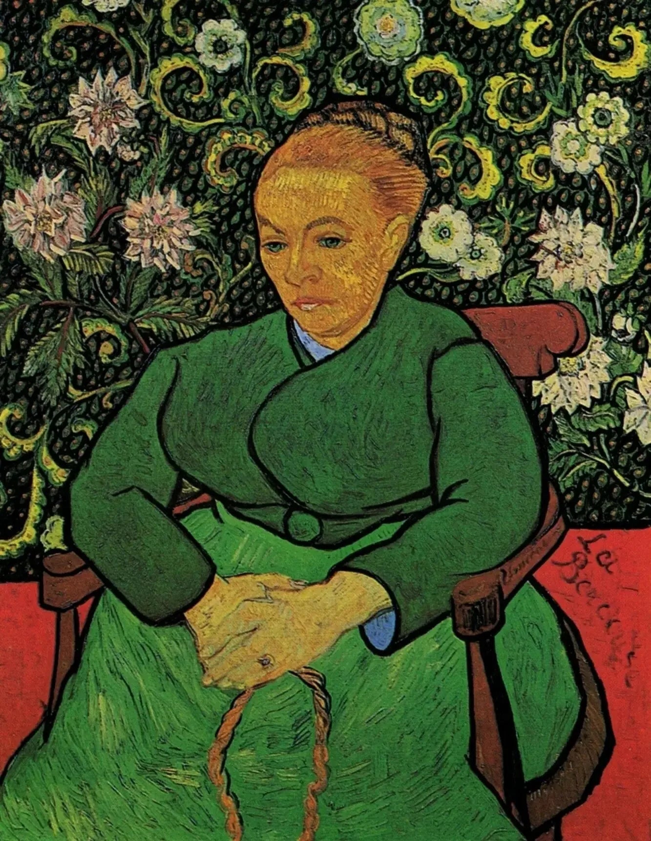 La Berceuse - Vincent van Gogh image 1 copie peinte à la main à l’huile