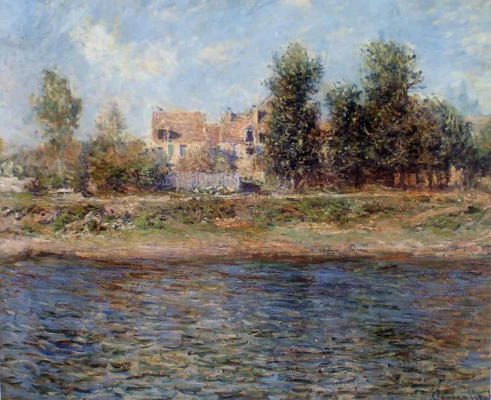 Reproduction du tableau « La berge de la Seine - Claude Monet » par Alpha Reproduction en peinture à l’huile