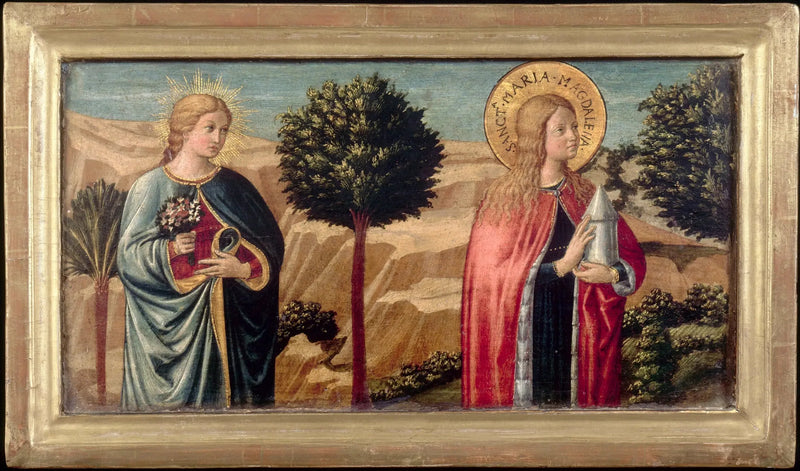 La Bienheureuse Fina de' Ciardi et sainte Madeleine - Benozzo Gozzoli