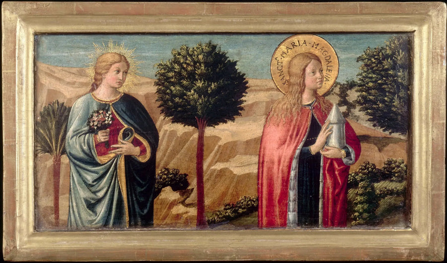 La Bienheureuse Fina de' Ciardi et sainte Madeleine - Benozzo Gozzoli