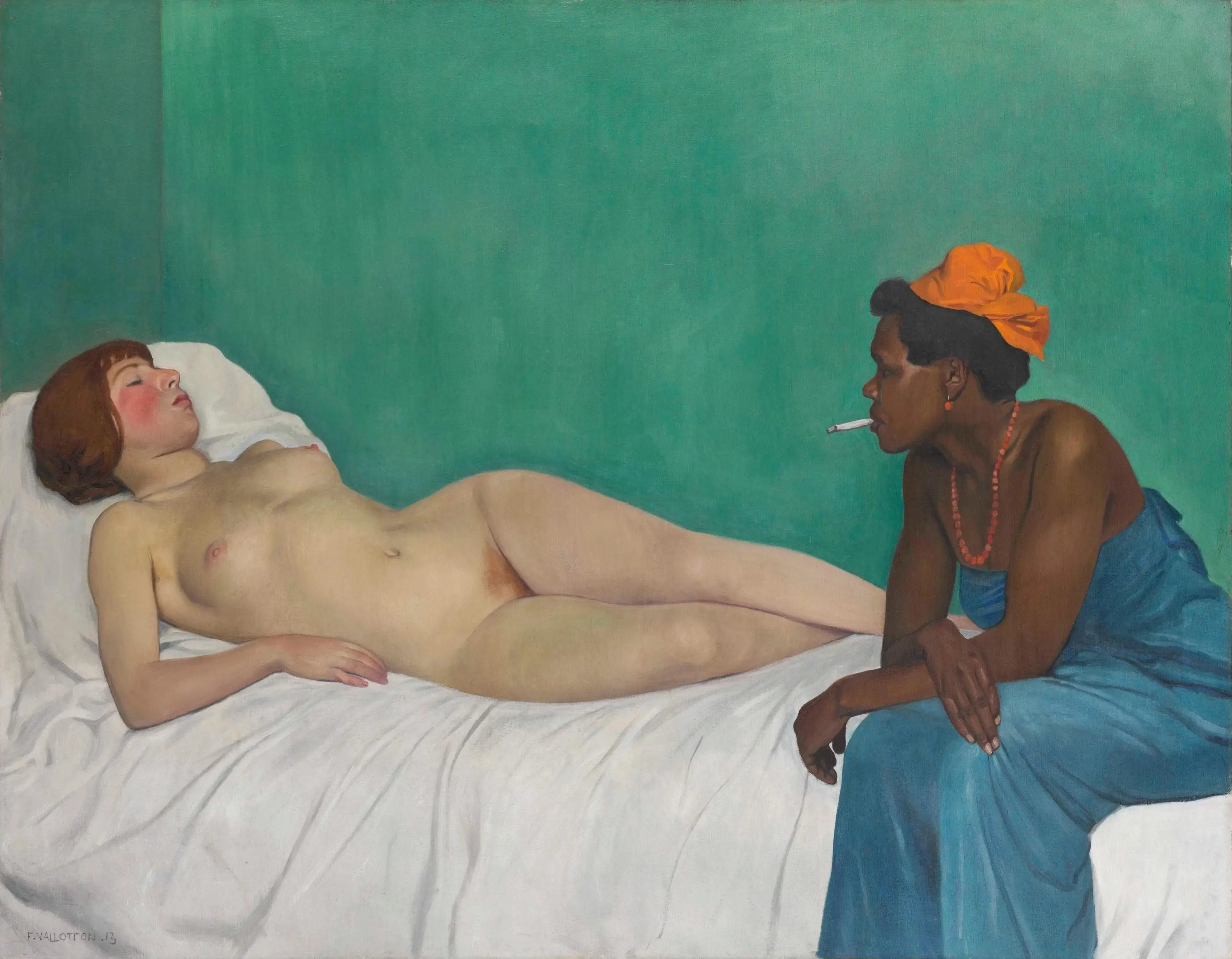 La Blanche et la Noire - Félix Vallotton - Alpha Reproduction