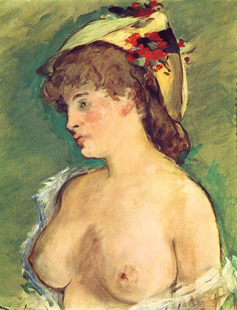 La Blonde aux seins nus - Édouard Manet