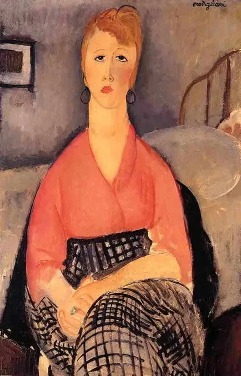 La Blouse rose - Amedeo Modigliani